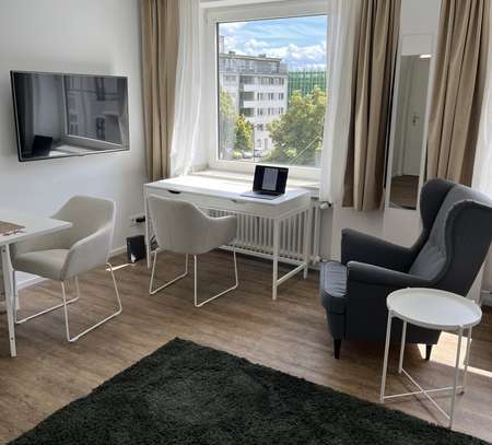 Modisches, helles Studio Apartment im Medienhafen