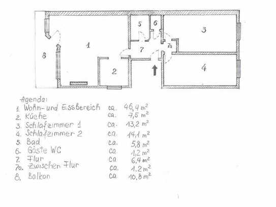 Kernsanierte 3-Zimmer-Wohnung mit Balkon in Köln Heimersdorf