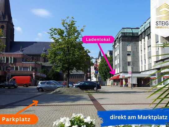 Ladenlokal direkt am Marktplatz zu verkaufen – Beste Sichtbarkeit für Ihr Unternehmen!