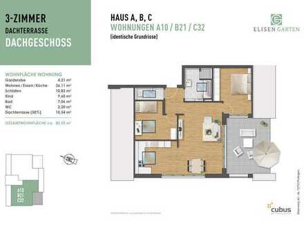 BAUSTELLENBERATUNG 20.04.2024 13 - 14:30 Uhr – gemütliche 3-Zimmer-Wohnung mit sonniger Loggia