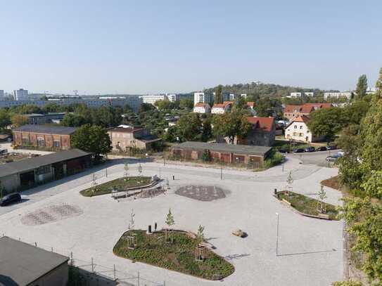 Erstbezug einer neu errichteten Bürofläche im historischen Dorfkern von Berlin-Hellersdorf