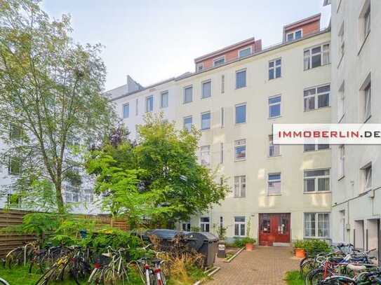 IMMOBERLIN.DE - Ruhige Altbauwohnung mit hellem Ambiente im Schillerkiez