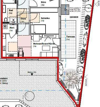 3-Zimmer-Erdgeschosswohnung mit Terasse, Garten und EBK in Onolzheim - sofort bezugsfrei