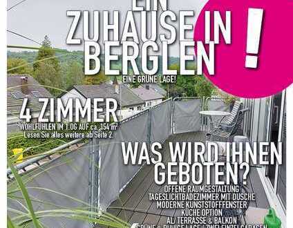 Helle 4 Zimmer Wohnung mit Terrasse & Balkon - traumhafter Fernsicht & Garage