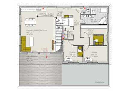 Penthouse-Wohnung mit 4 Zimmern & Dachterrasse