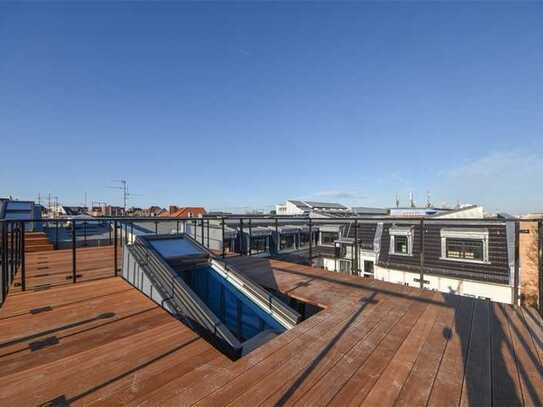 EXKLUSIVES DESIGNER-GALERIE-DACHGESCHOSS mit DACHTERRASSE & WEITBLICK - dicht Ku'damm