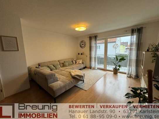 Helle, zentrale 3-Zi.-Wohnung mit Balkon & EBK in Karlstein-Dettingen