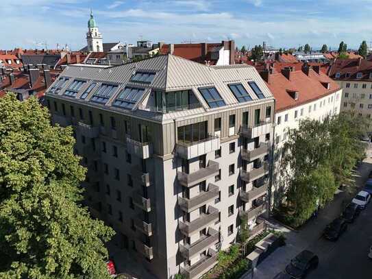 Energetisch saniertes Haus - Ruhige 3-Zimmer-Wohnung mit 2 Balkonen in der Maxvorstadt