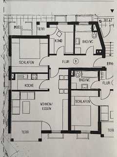 3-Zimmer-Hochparterre-Wohnung mit Balkon in Köngen