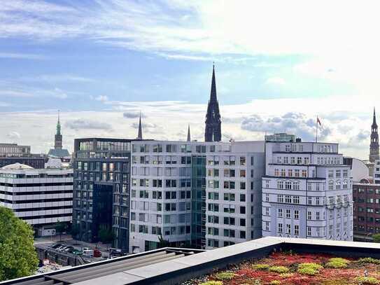 Mittagspause auf der gemütlichen Dachterrasse - Moderne Büros am Rödingsmarkt! Provisionsfrei