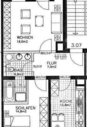 Vermietete 2-Zimmerwohnung mit Balkon in Stötteritz direkt vom Eigentümer!