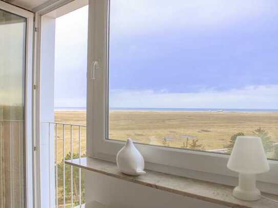 1-Zimmer-Appartement mit direktem Nordseeblick