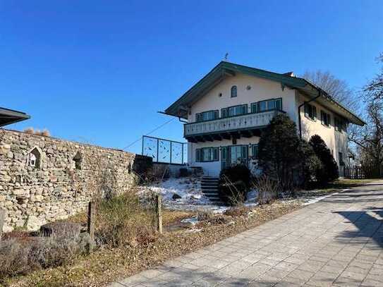 Haus mit Fern- u. Bergblick in Soyen mit 4109 qm Landwirtschaftsfläche am Berg