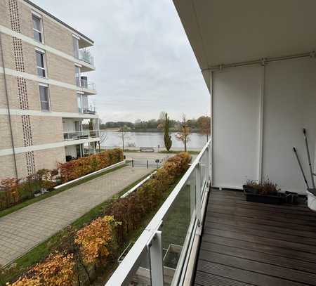 Seitlicher Weserblick und großer Balkon - Ihre neue Wohnung an der Weser