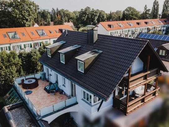 Großzügige DHH mit Dachterrasse & Garten in sehr ruhiger Lage