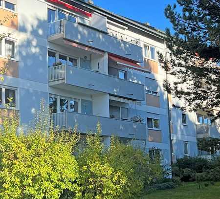 POCHERT IMMOBILIEN - Sehr gepflegte 3-Zimmer-Wohnung mit Südbalkon und Einzelgarage