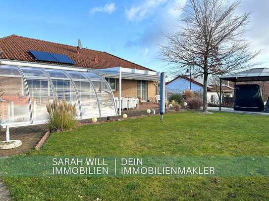 Einzugsbereiter Bungalow mit Wintergarten, Terrasse & Carport in Steinbach am Donnersberg
