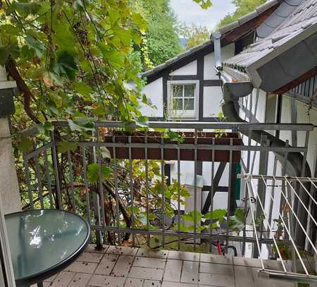 Oberkassel, 1,5 Zimmer-Möbliertappartement mit kleinem Balkon