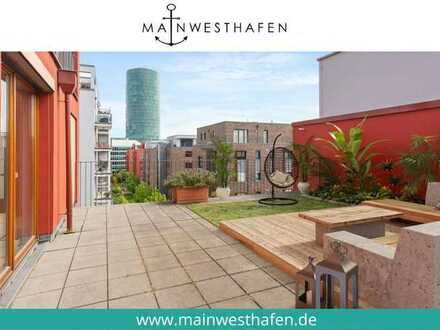 Exklusive Wohnung mit Dachterrasse am Westhafen