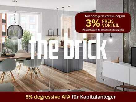 Living on top: 3 oder 4 Zimmer Wohnung - Urbanes Wohnen in "the brick" in Freiburg