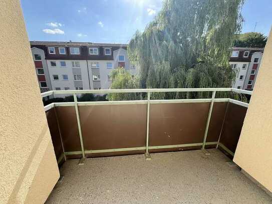 **frisch renovierte 2-Zimmer-Wohnung mit Balkon!**