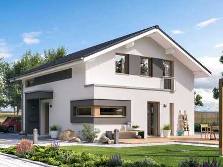 Viel Platz für die ganze Familie. Büro, Kinderbad, Ankleide und Elternbad. Euer Livinghaus!