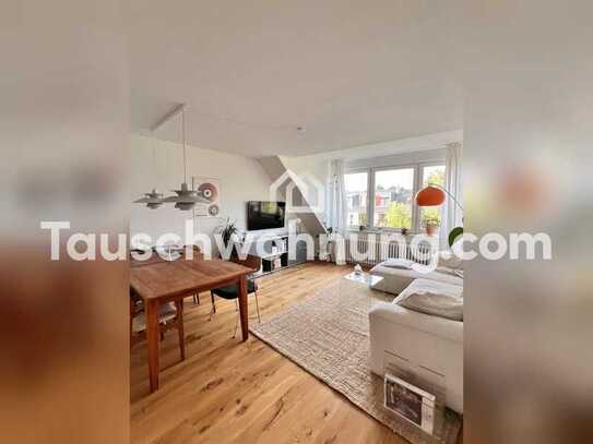 Tauschwohnung: 100QM Maisonette Wohnung mit großer Dachterrasse