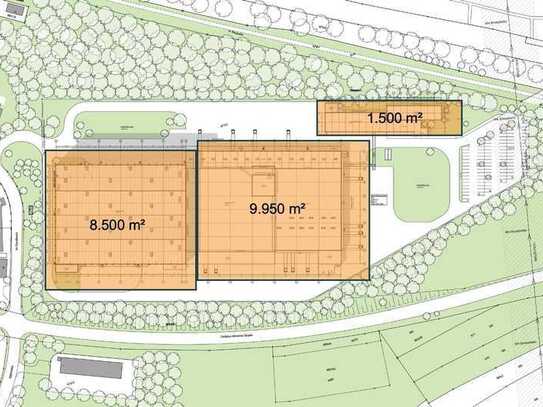 20.000 m² Produktions und Lagerflächen mit vielen Rampen, zur Miete!