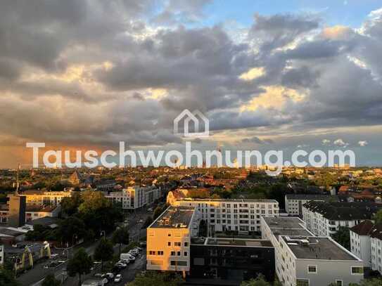 Tauschwohnung: 1-Zimmer Wohnung im Coloria Hochhaus mit Domblick