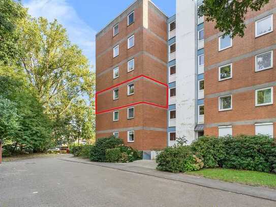 Bremen-Vahr: Charmante 3-Zimmer-Eigentumswohnung mit Balkon und Garage