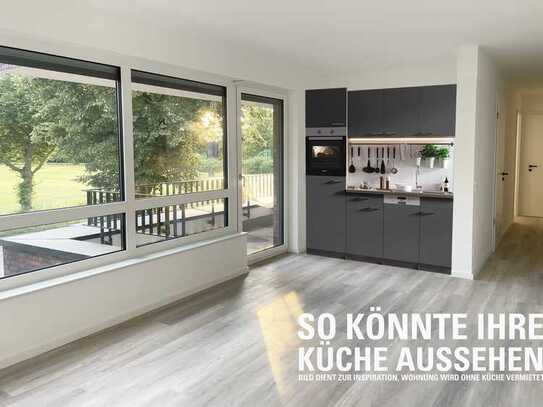 Erstbezug! Exklusive 2-Zi.-Wohnung mit Balkon, Aufzug, Wärmepumpe & KFW 55, TG