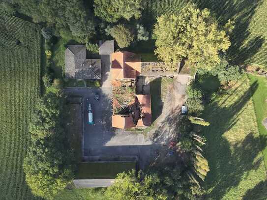 Resthof mit Bungalow und Möglichkeit zum Bau von vier weiteren Wohnungen im Außengebiet von Dülmen