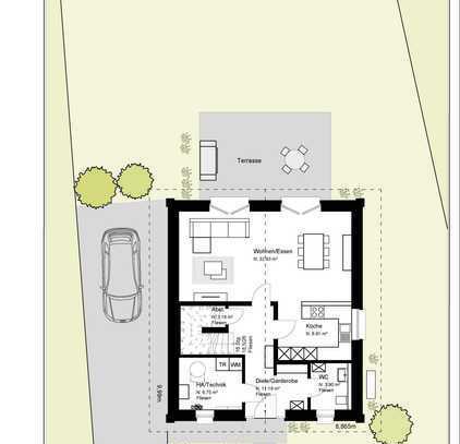 Einfamilienhaus in Jork/Gehrden, klimafreundlicher Neubau