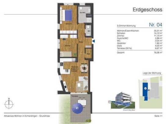 Erdgeschosswohnung mit Traumgarten