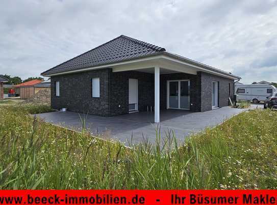 # Büsum/Neuenkoog: Moderner Neubau-Bungalow in Top Lage auf Eigenland!