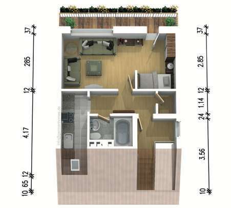 Dachgeschosswohnung in beliebter Lage von Glinde