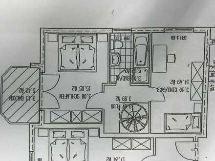 3-Zimmer-Wohnung mit Balkon und Einbauküche in Rottendorf