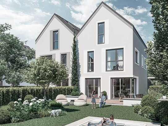 DUO – Giebelhaus mit individueller Fassade und großem Privatgarten