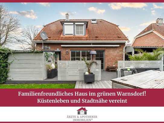 Familienfreundliches Haus im grünen Warnsdorf – Küstenleben und Stadtnähe vereint