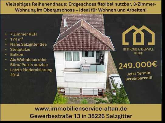 Vielseitiges Reihenendhaus: Flexibles EG, 3-Zimmer-Whg. im OG – Ideal für Wohnen & Arbeiten!