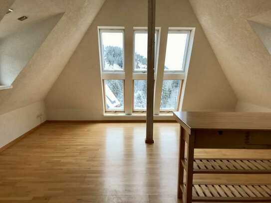 Helle Dachgeschoss-Wohnung mit Alpenblick in ruhigem Ortsteil von Schluchsee