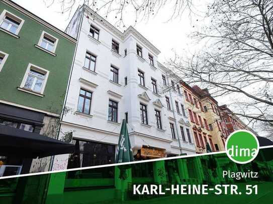 Erstbezug im sanierten Denkmal in Top-Lage mit Süd-Balkon, Einbauküche, Tageslichtbad, Keller u.v.m.