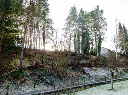 Baugrundstück in Hanglage in Finstermühle, erschlossen