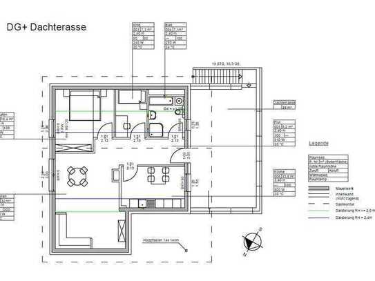 2,5 Zi.-Wohnung mit geh. Ausstattung mit großer Terrasse