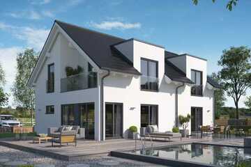 NEU: Modernes Ein-/Zweifamilienhaus in schöner Wohnlage - voll KfW förderfähig!