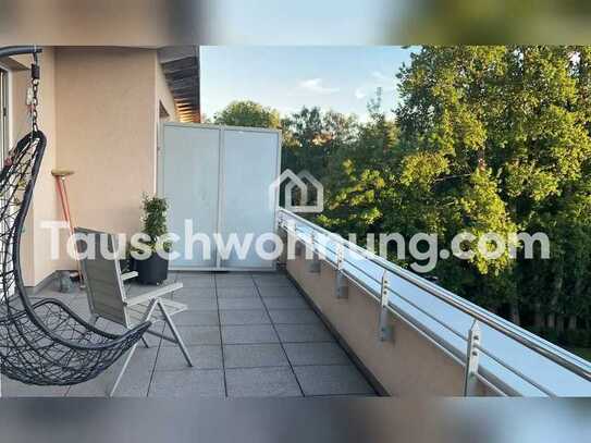 Tauschwohnung: Große 1-Zimmer-DG-Wohnung mit gr. Balkon in HH. Suche Berlin