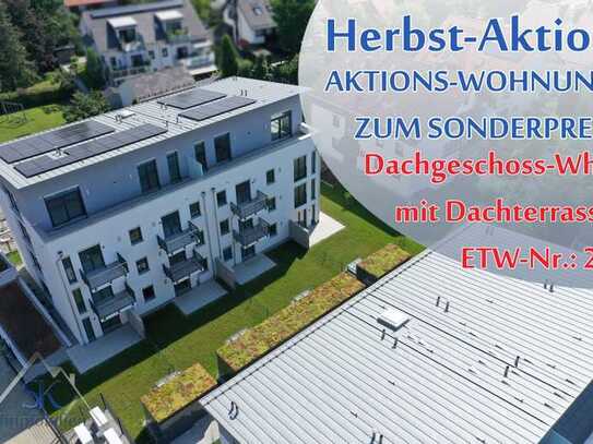 EXKLUSIVANGEBOT! Neubau-3-Zi.-Dachterrassenwohnung
ca. 96 m² Wohnfläche mit Südterrasse und Aufzug