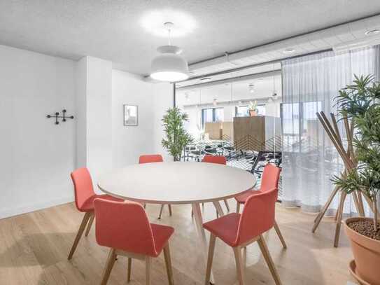 Finde komplett flexible Arbeitsplätze und Besprechungsorte in Spaces Breite Strasse