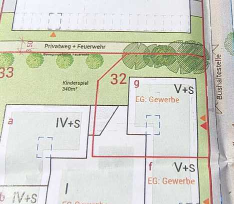 Grundstück nach B-Plan für Baufirmen und Anleger / Wohn und Geschäftshaus