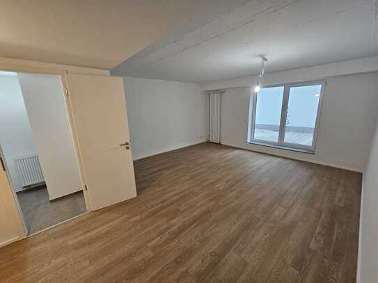 Neue 1-Zimmer-Souterrain-Wohnung mit Balkon und Einbauküche in Tübingen